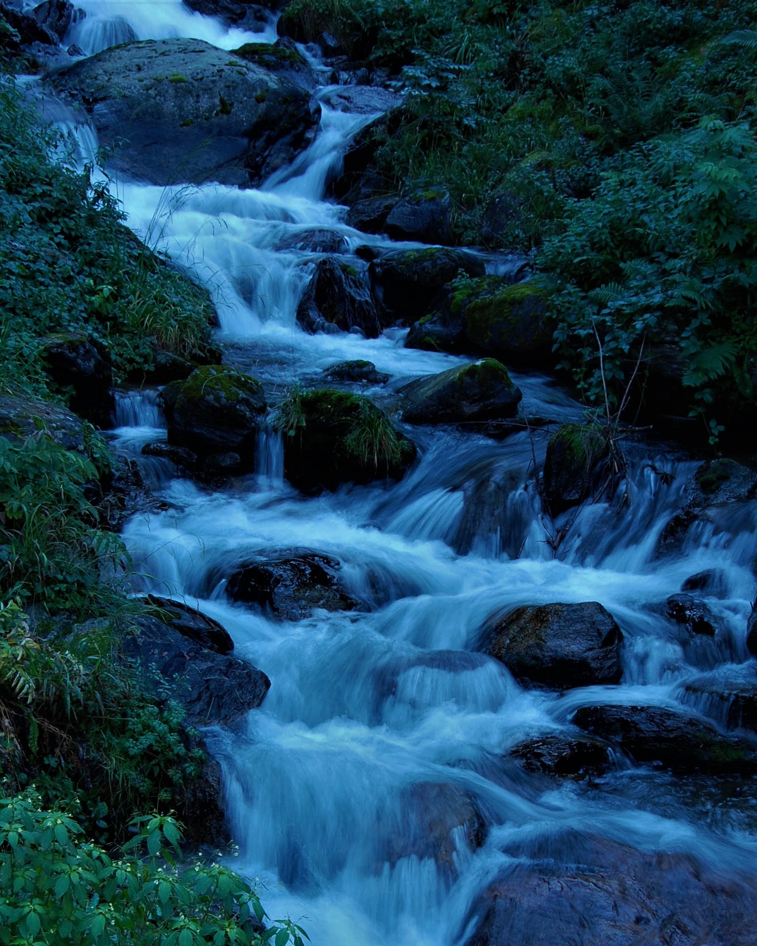 "Waterfall from the Brembana Valley"
