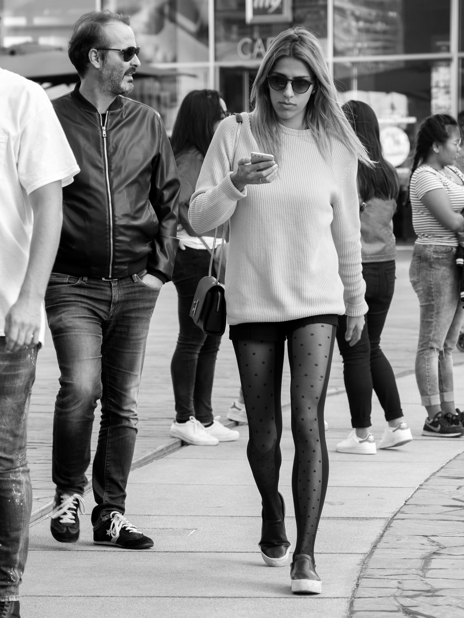 Indifferent among the crowd