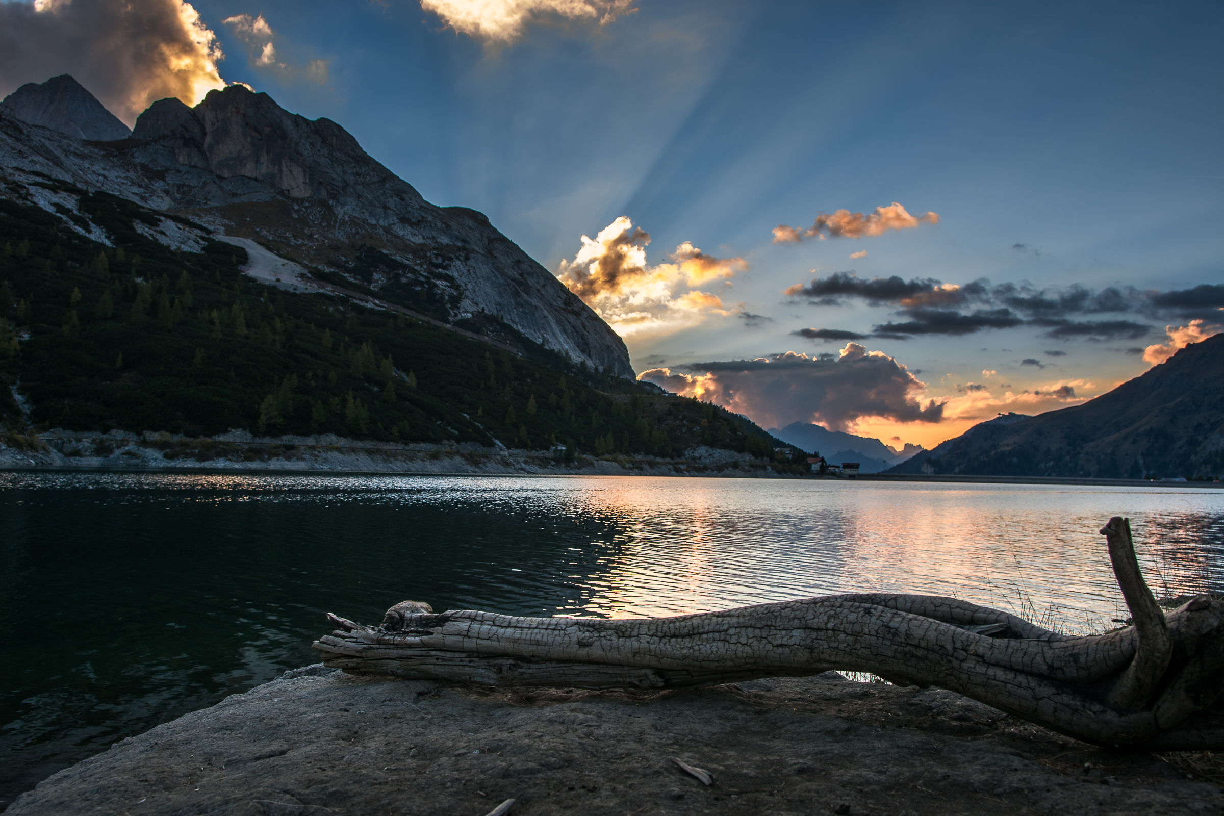 Sunset at the Fedaia