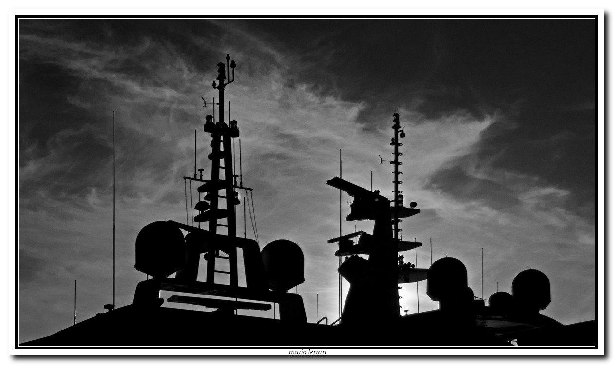 Yacht nel porto di Viareggio