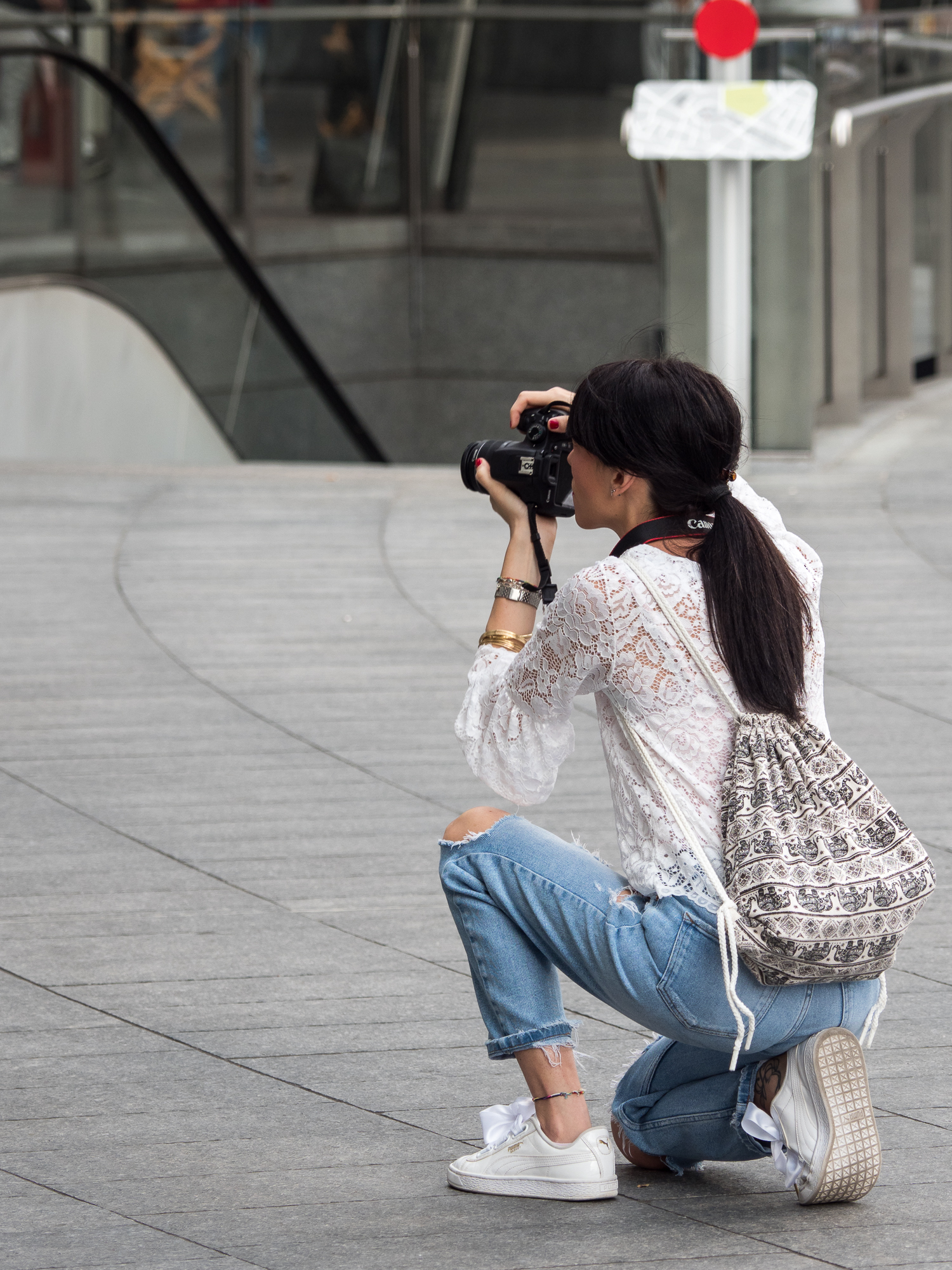 Another participant in the basic course