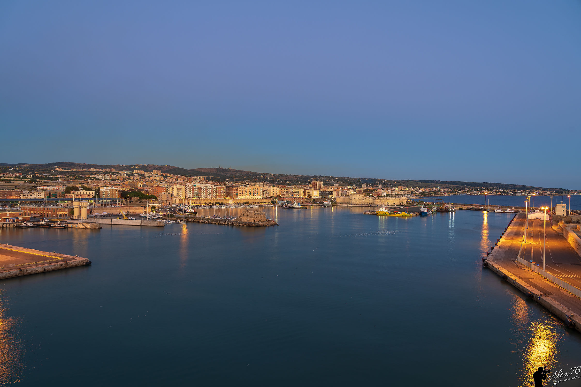 Part of the port and my Civitavecchia