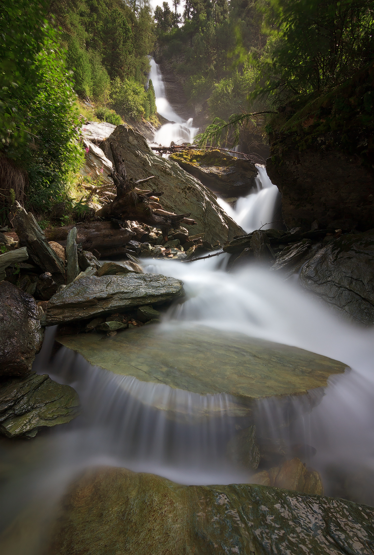 Silvaplana's waterfalls