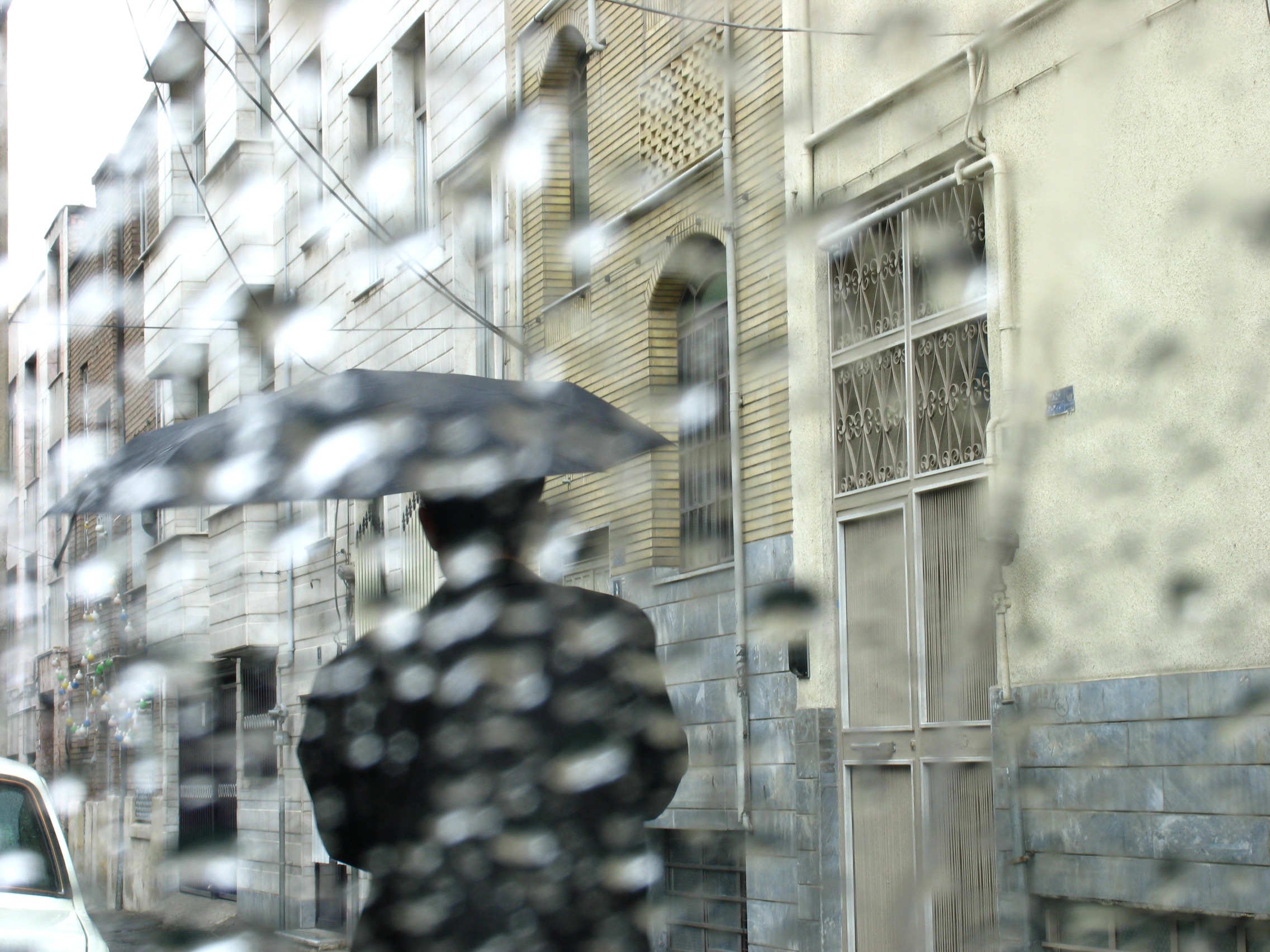 Pioggia nella capitale.