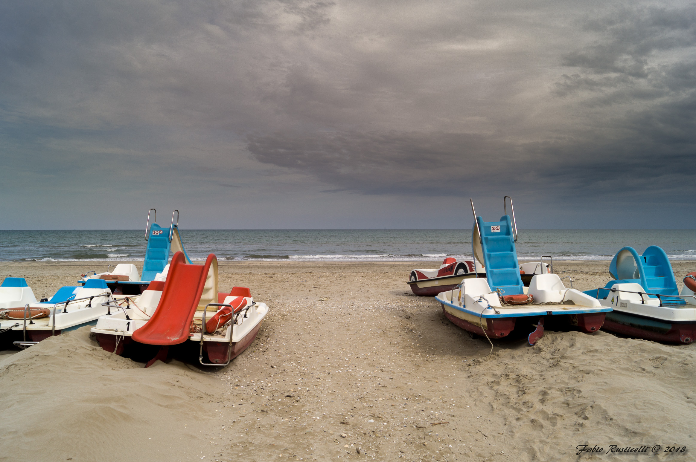 Paddled on the beach at the end of the season