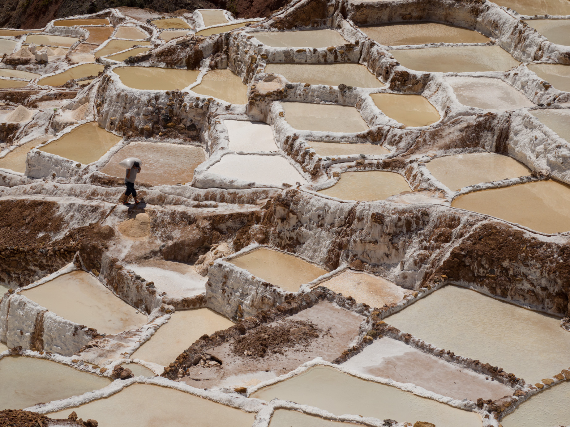 The salt pans of maras