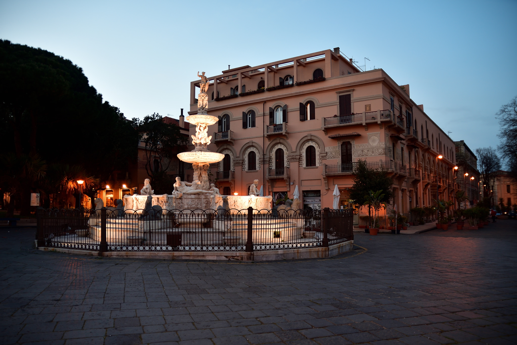 Messina, la fontana del mitico Orione
