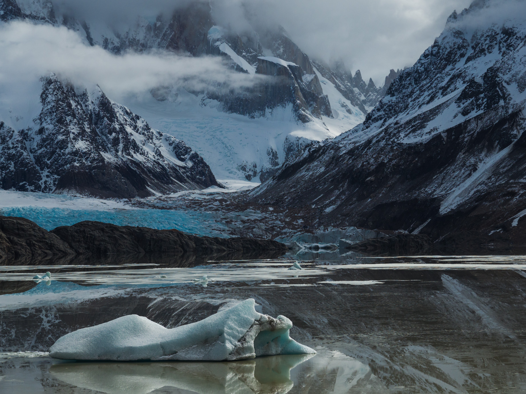 Lagoon of the Iceberg of Cerro Torre