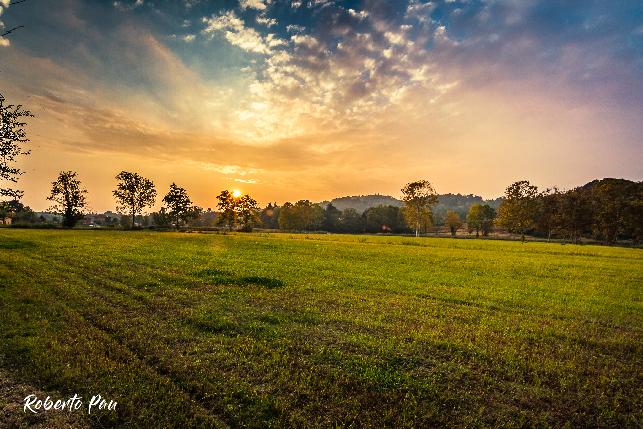 Mai un tramonto così