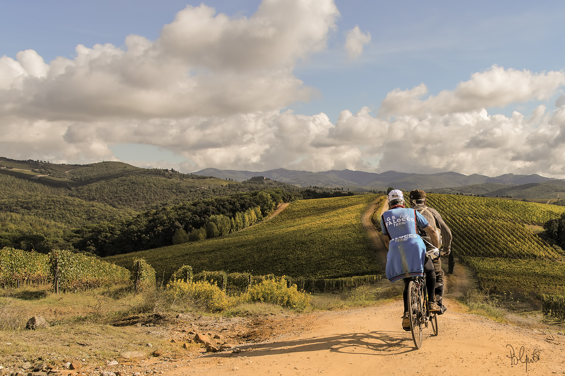 Heroic cyclists in heavenly places