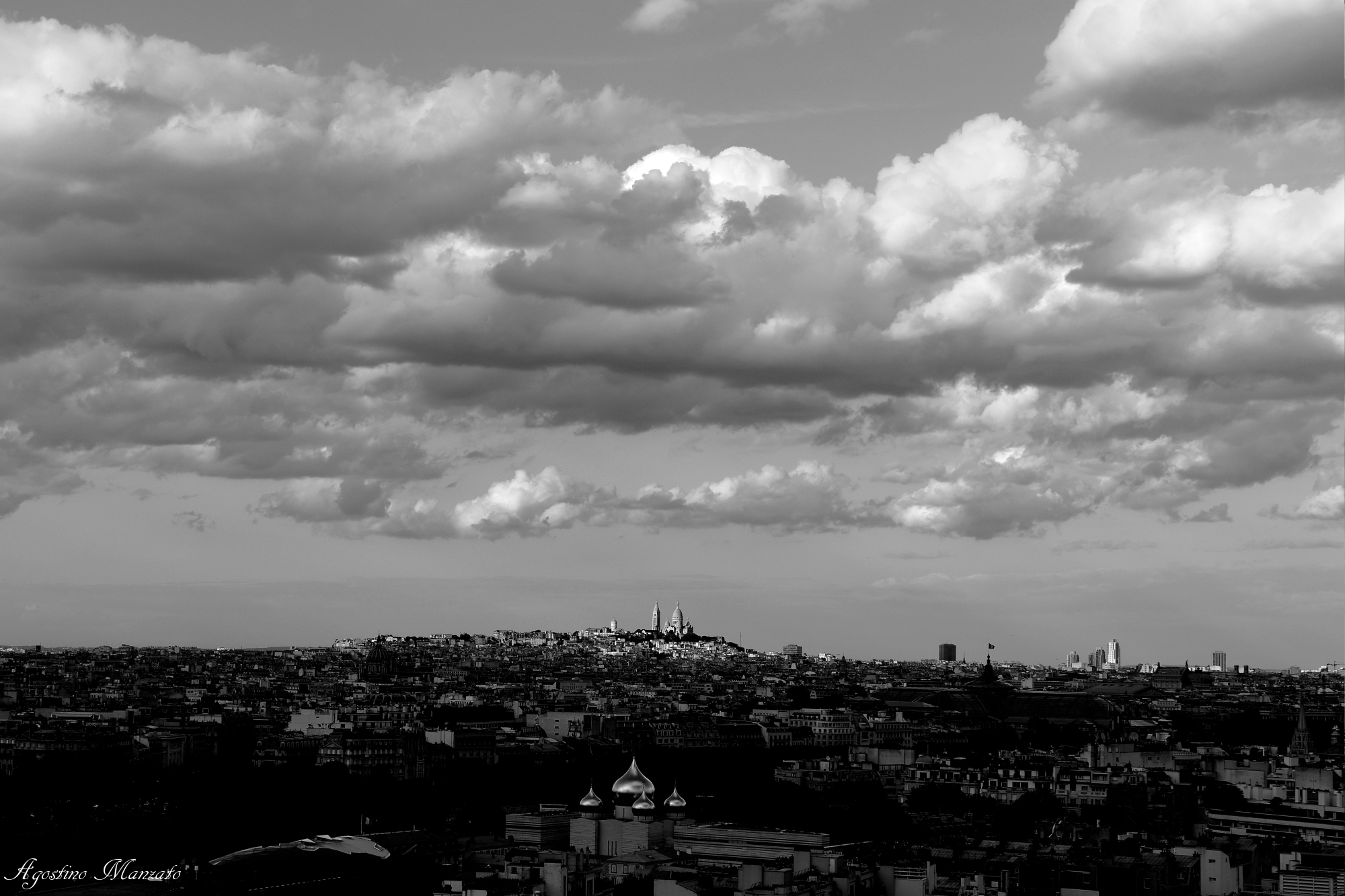Montmartre from the Eiffel Tower