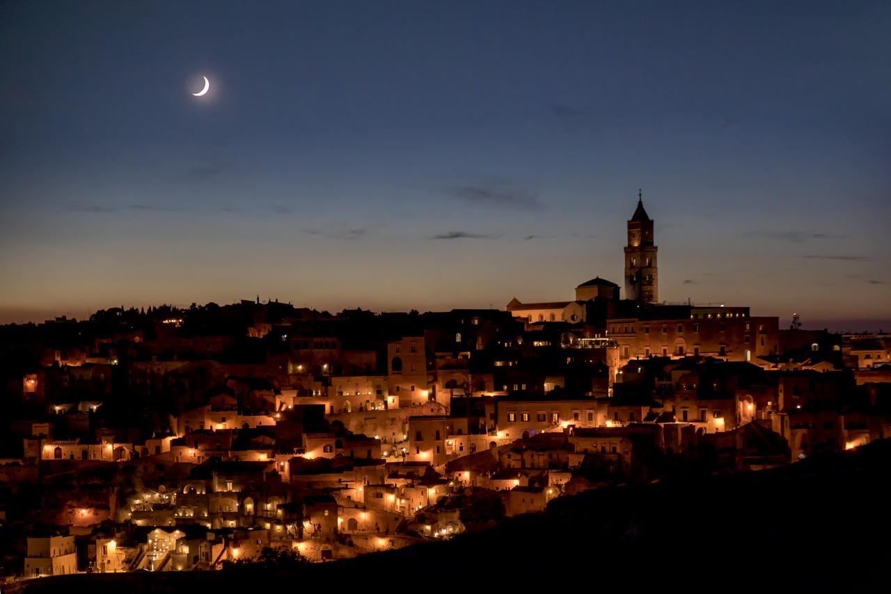 Matera at night