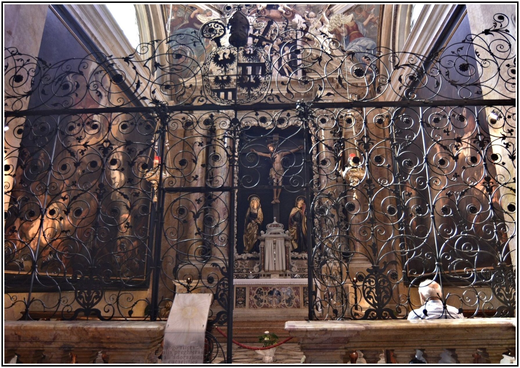 Duomo di Trento . Cappella del Crocifisso