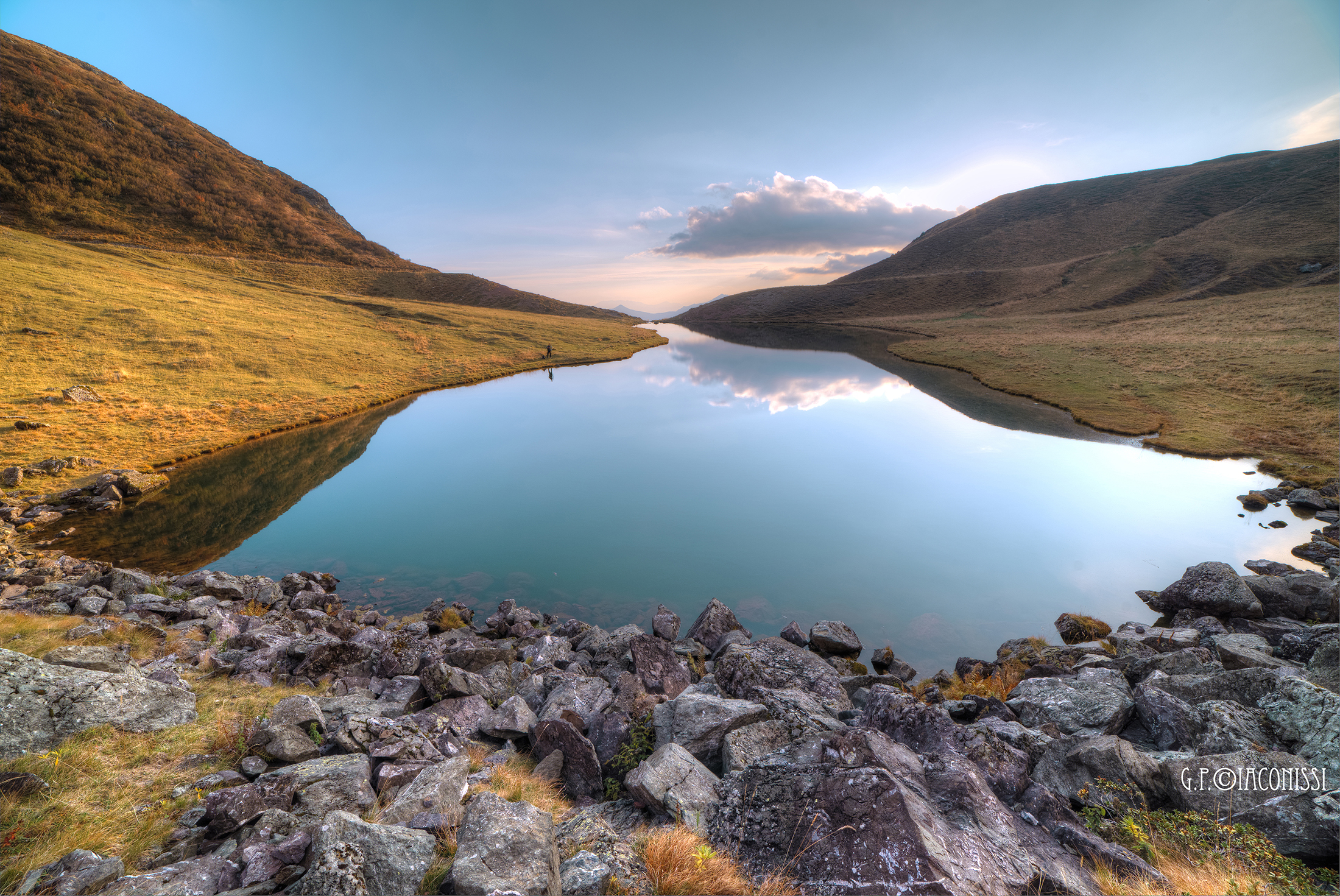 Sunset on Dimon Lake