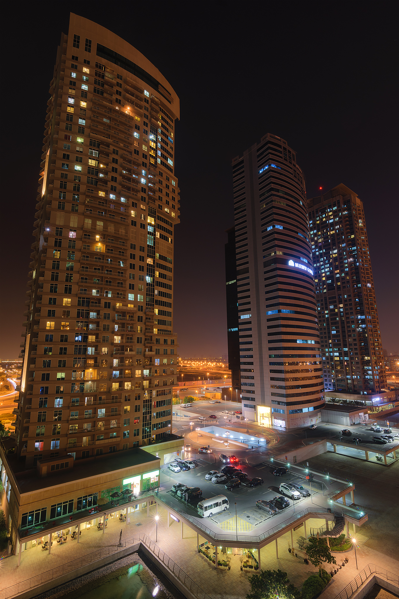 Jumeirah lake towers.