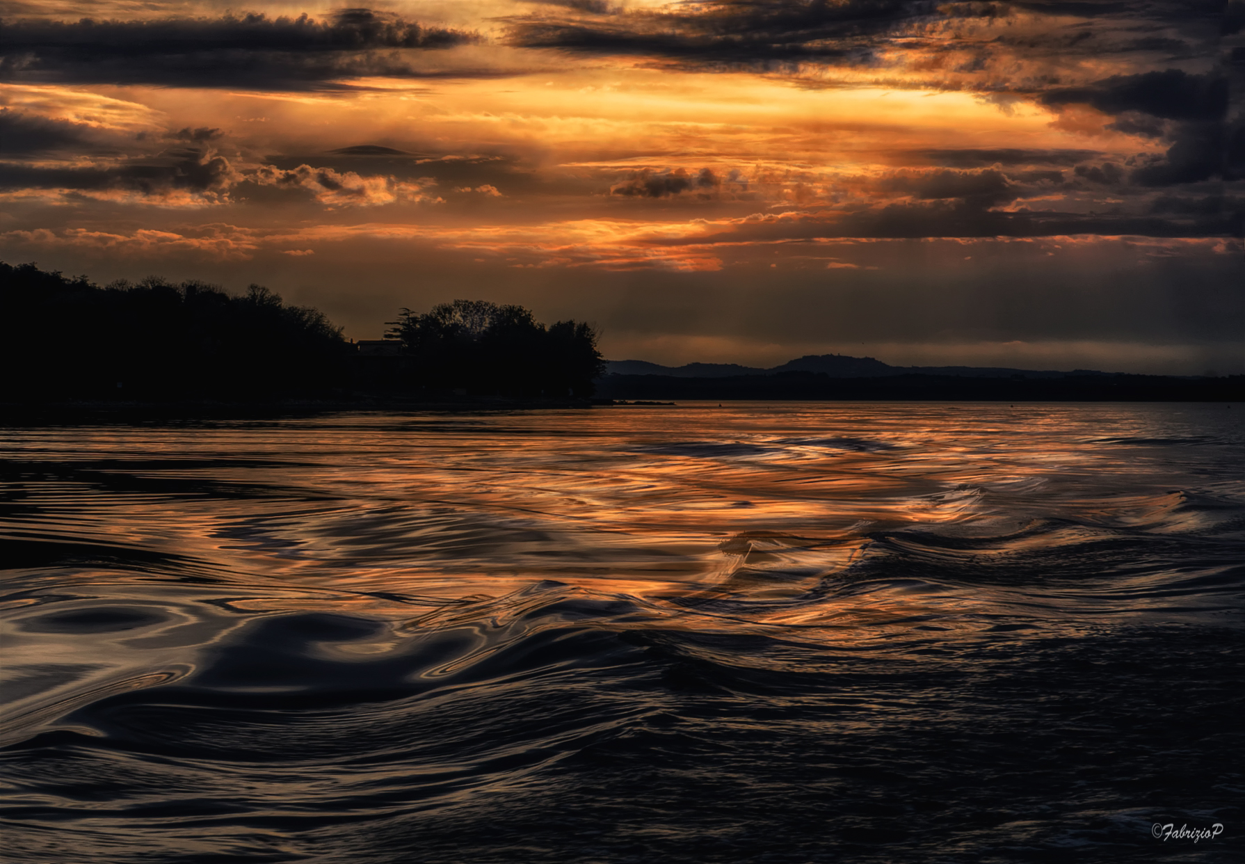 The last light on the lake