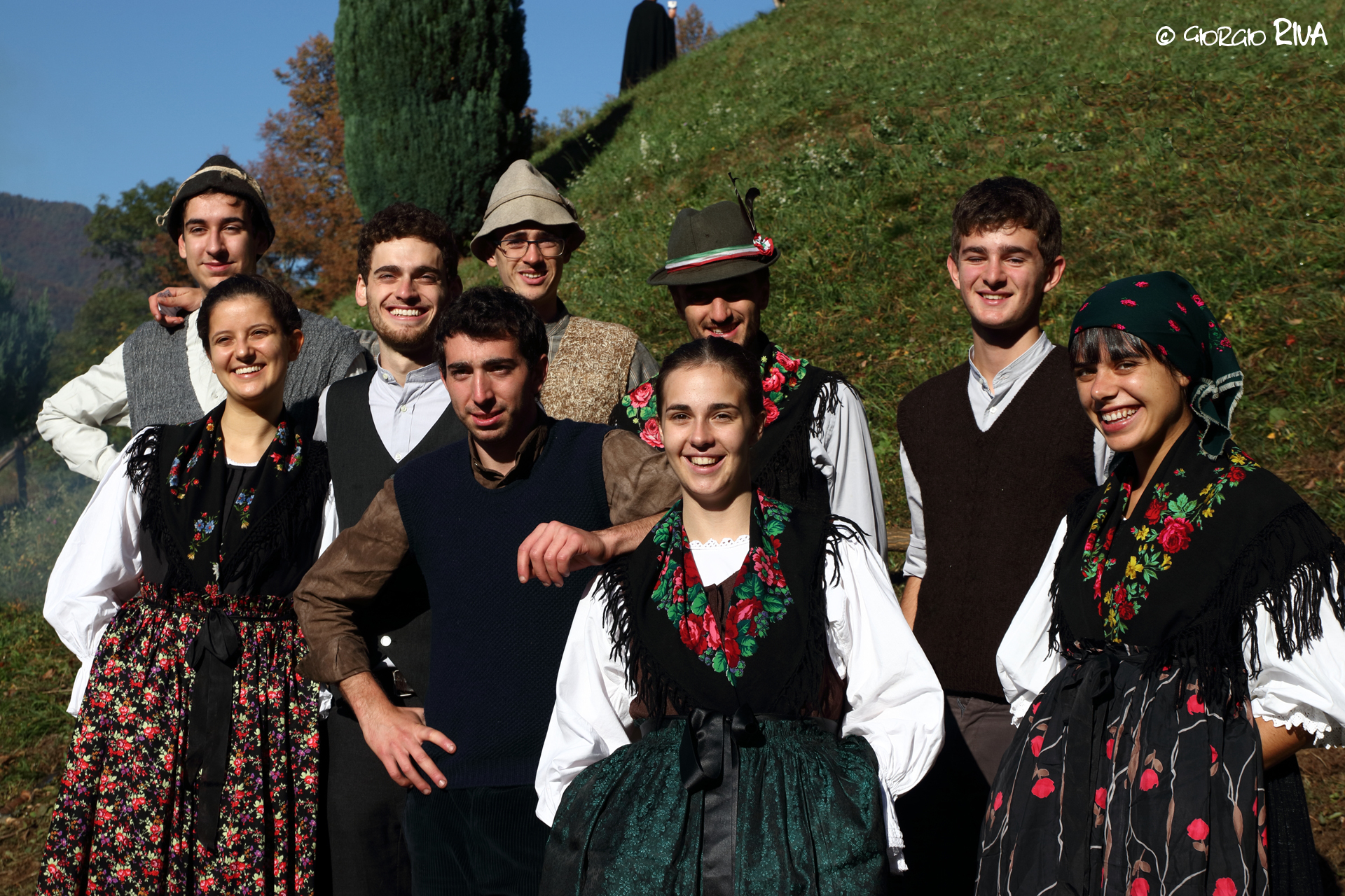 Figuranti a Premana Rivive l'Antico (Lc)