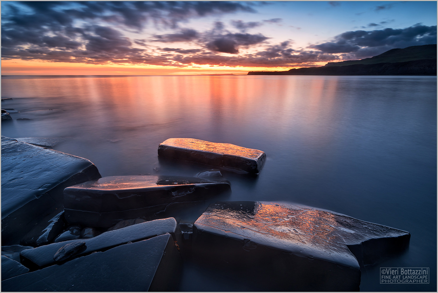 Ultima luce a Kimmeridge Bay, Dorset