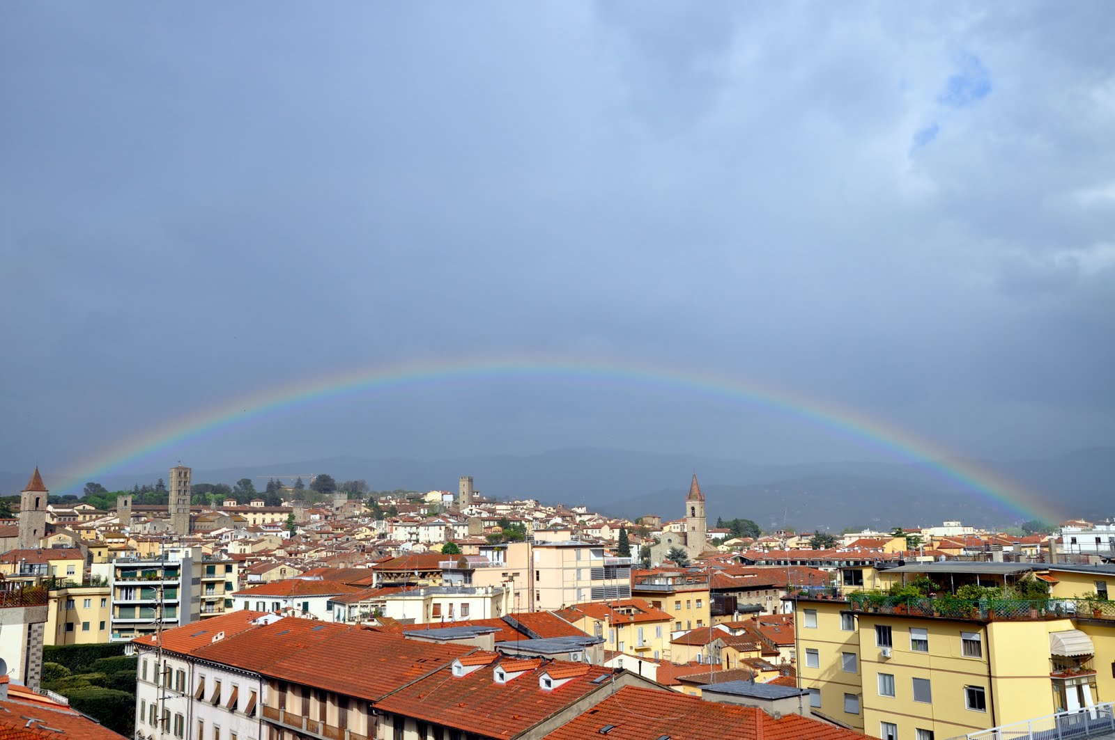 Arezzo dopo il temporale
