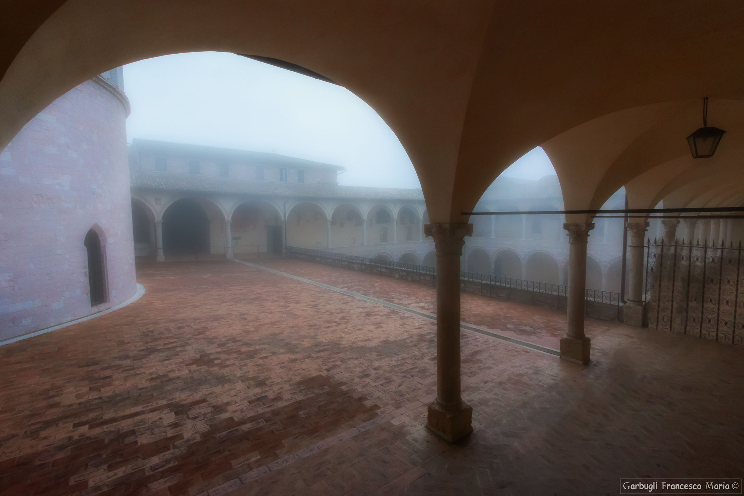 The courtyard of St. Francis