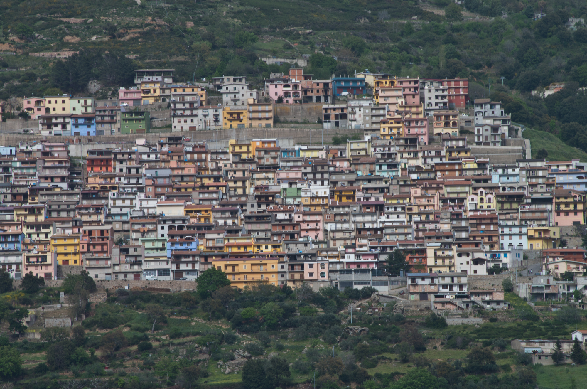 The colors of Gairo Sant'Elena
