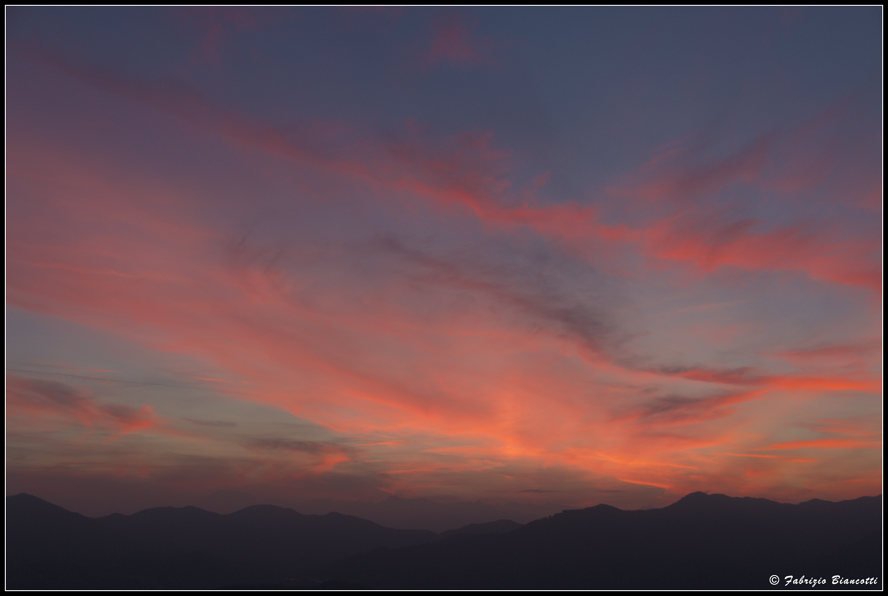 Everything is tinges with pink