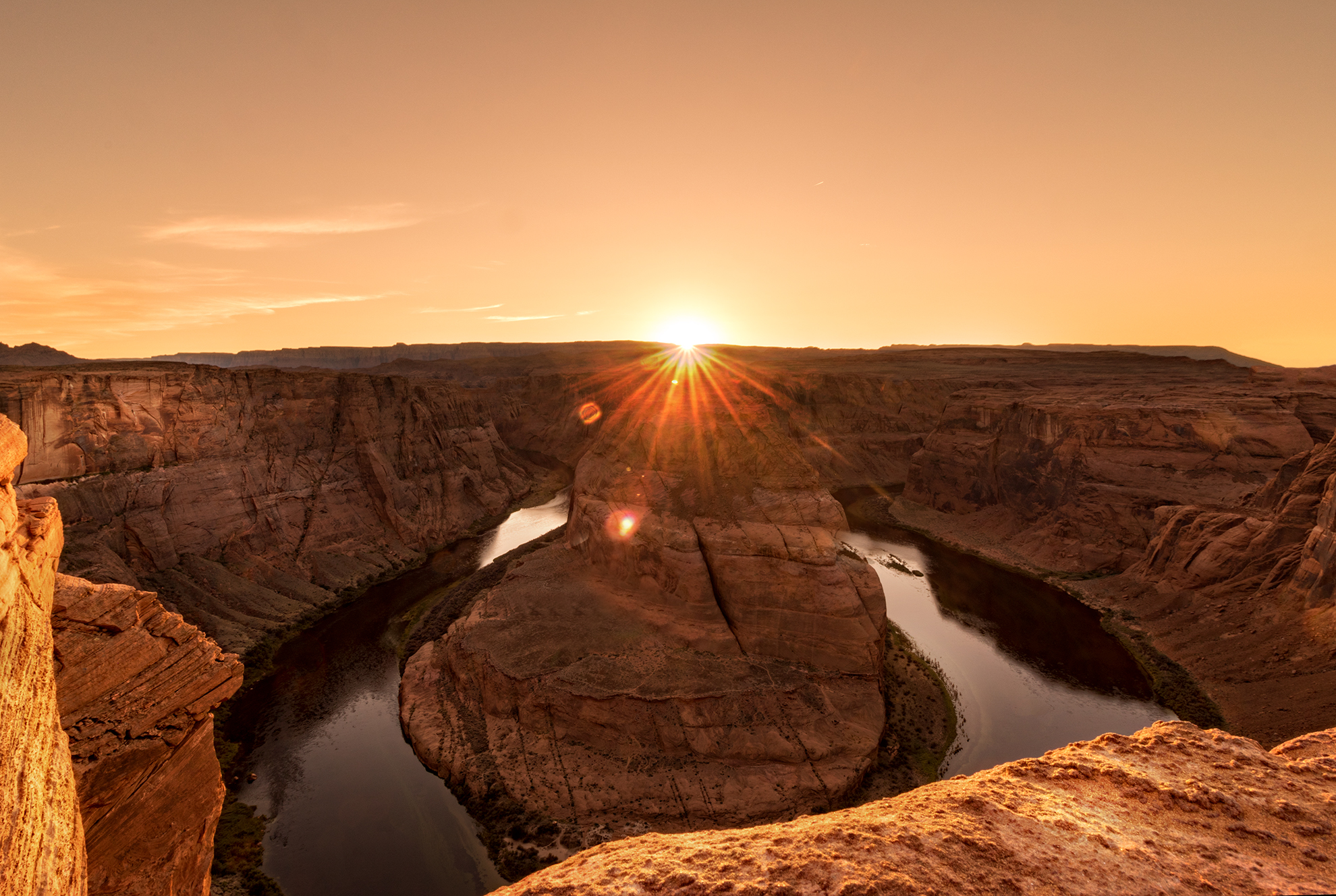 sunset @ horseshoe bend