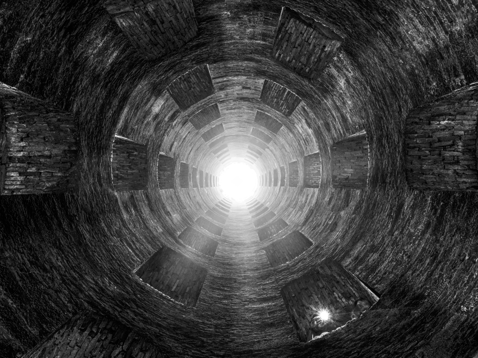 Spilled well with photo