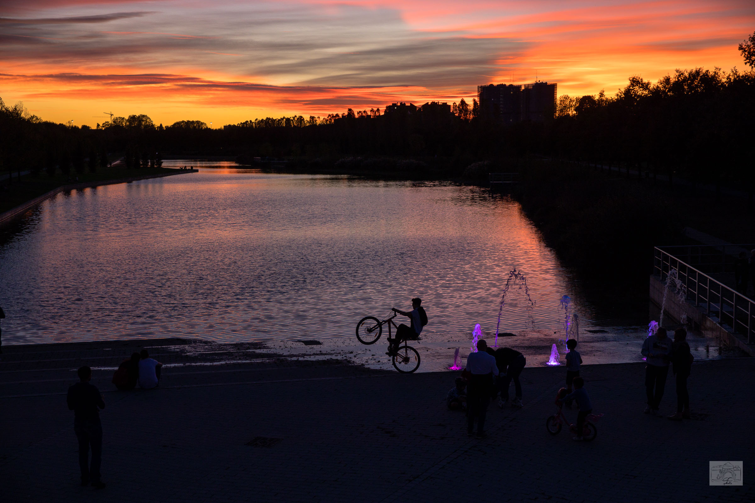 Sunset at the North Park