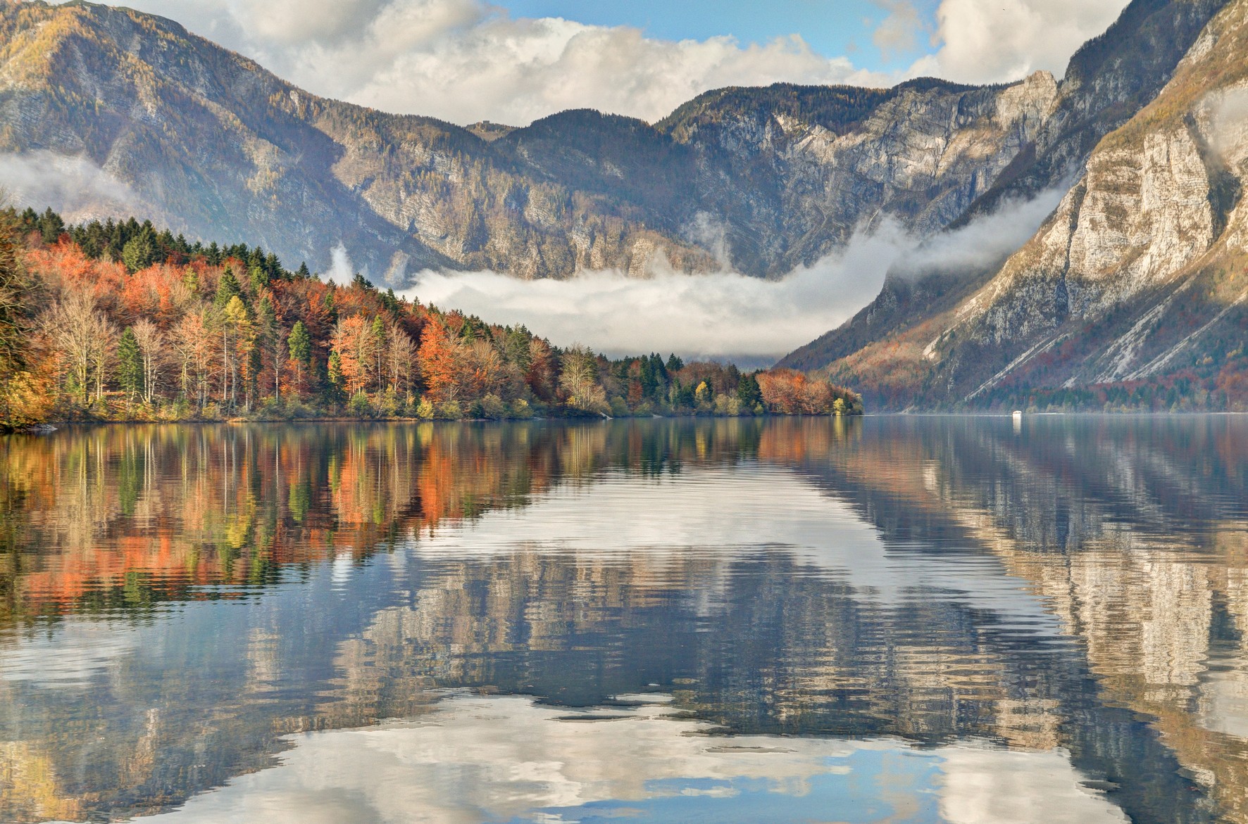 autunno al lago di Bohinj