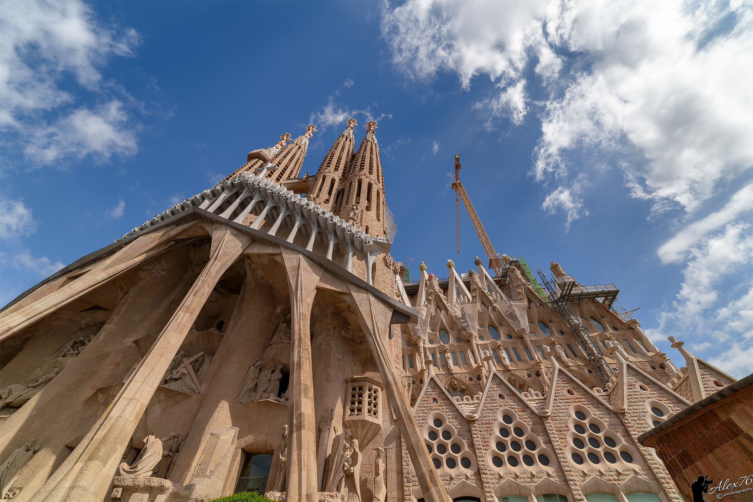 Sagrada Familia vista dall'uscita