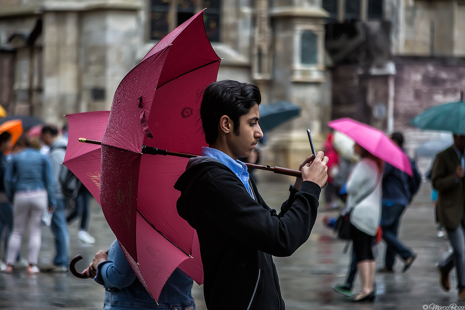 Vienna sotto la pioggia
