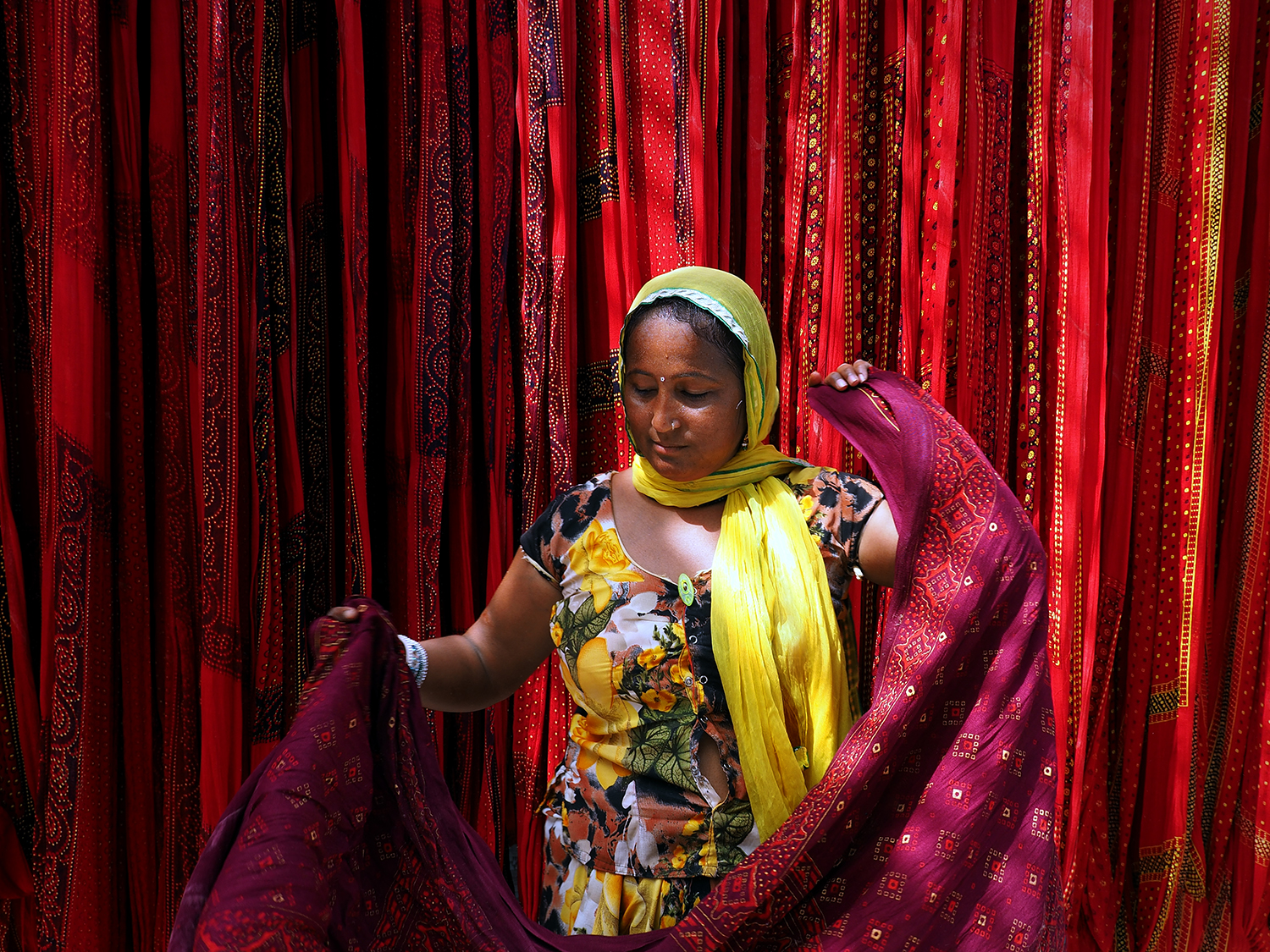 Fabrica di tessuti - Rajasthn - India