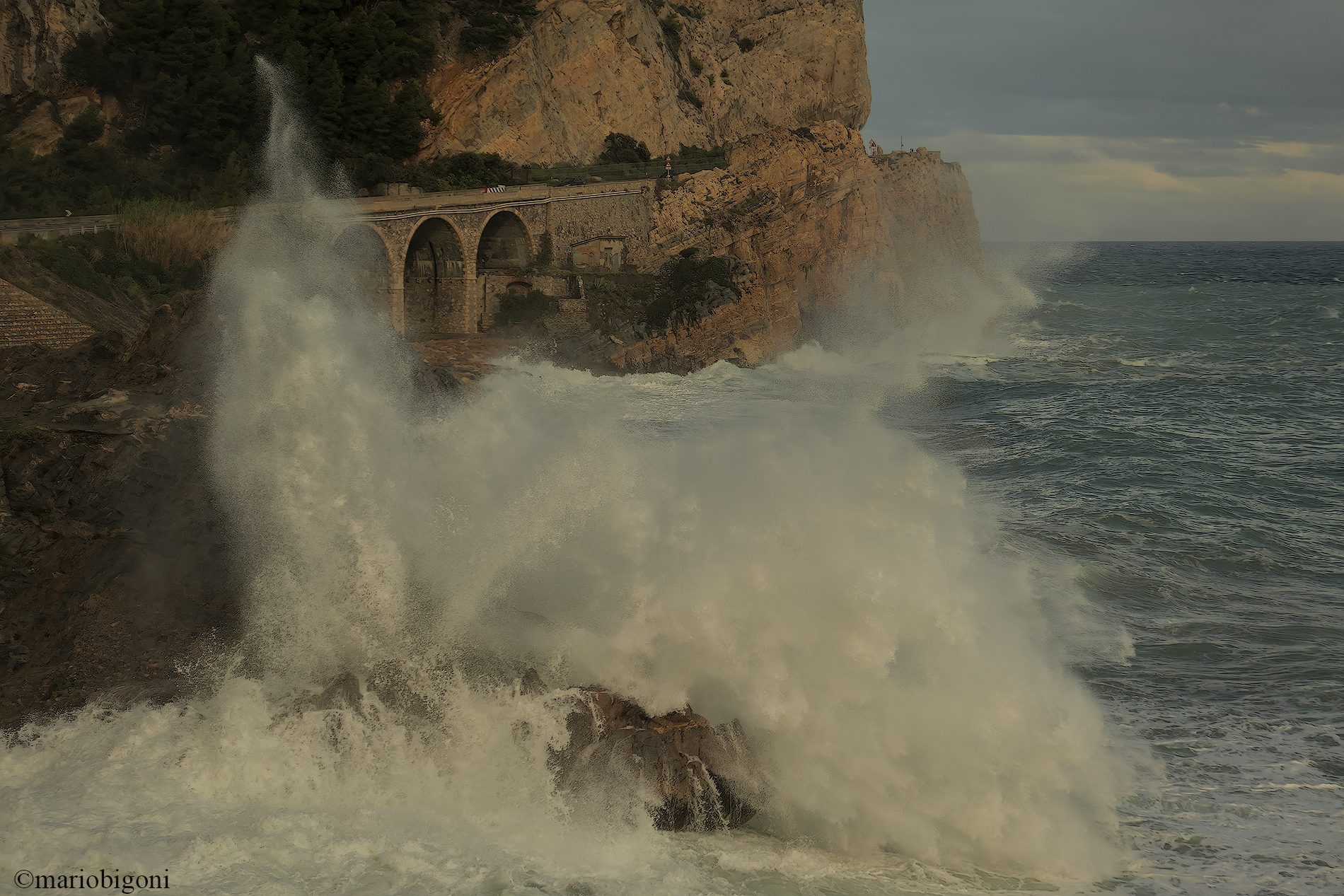 Mareggiata a Capo Noli