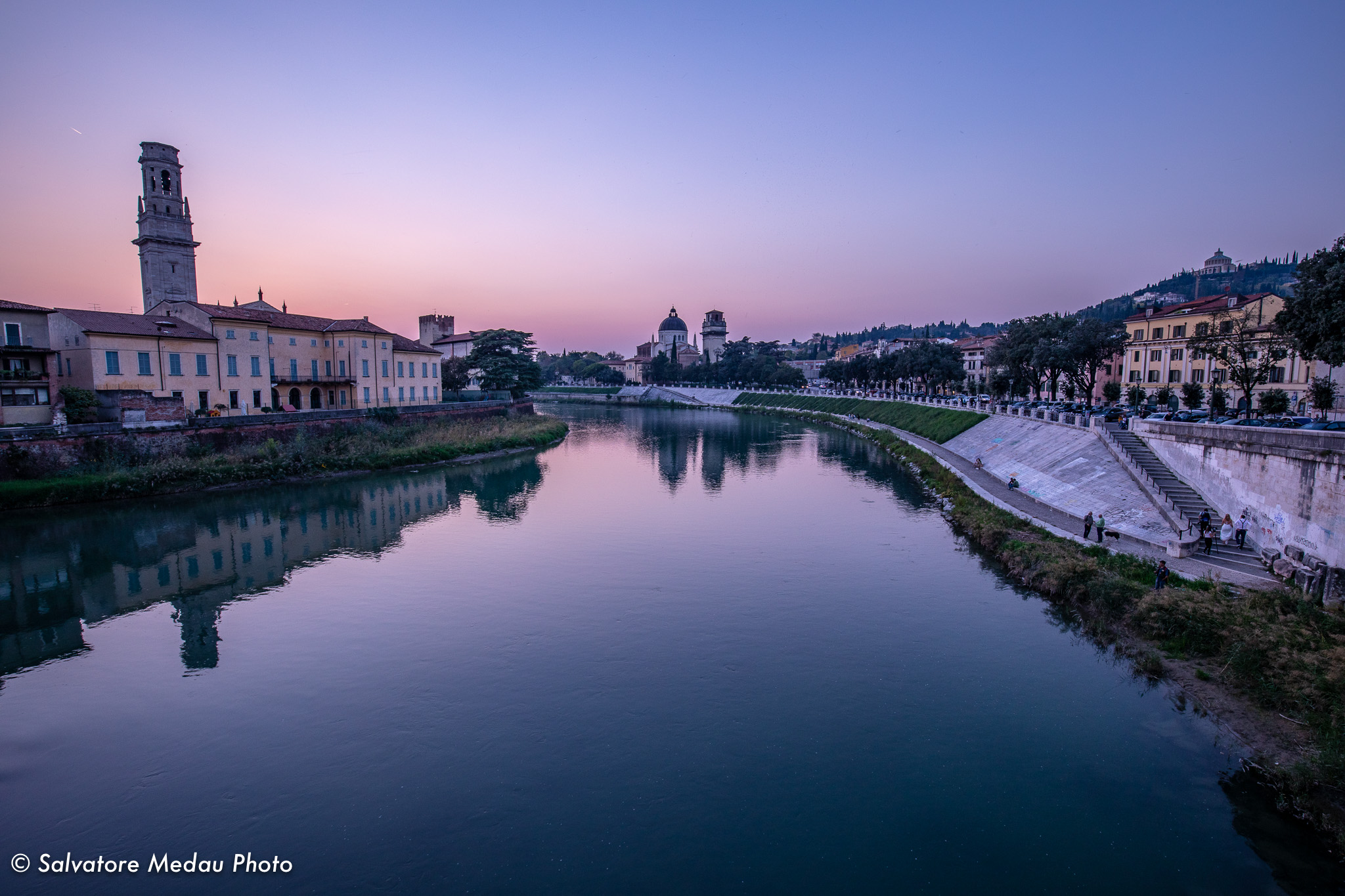 Tramonto sul Duomo di Verona