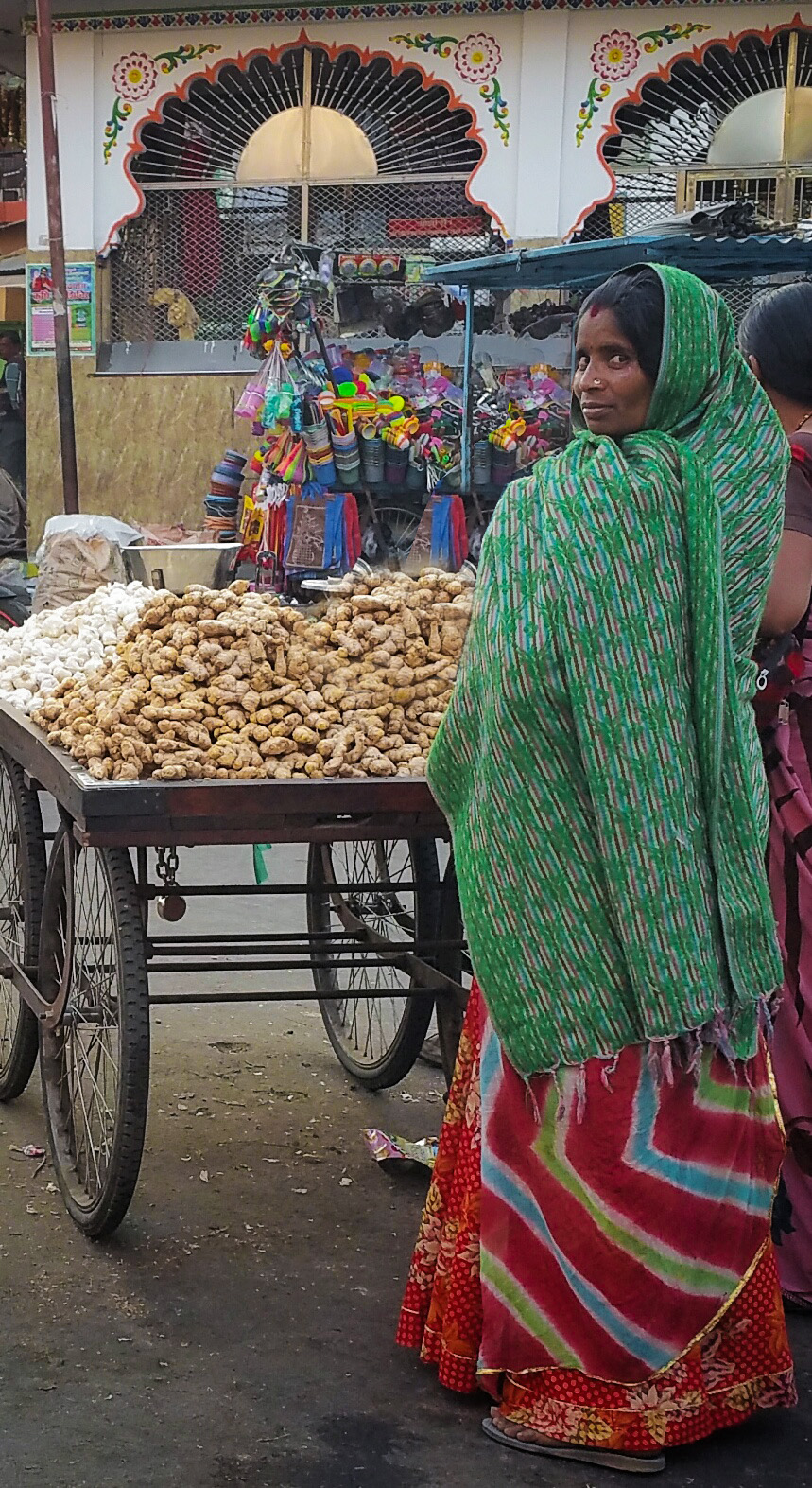 Ginger saleswoman
