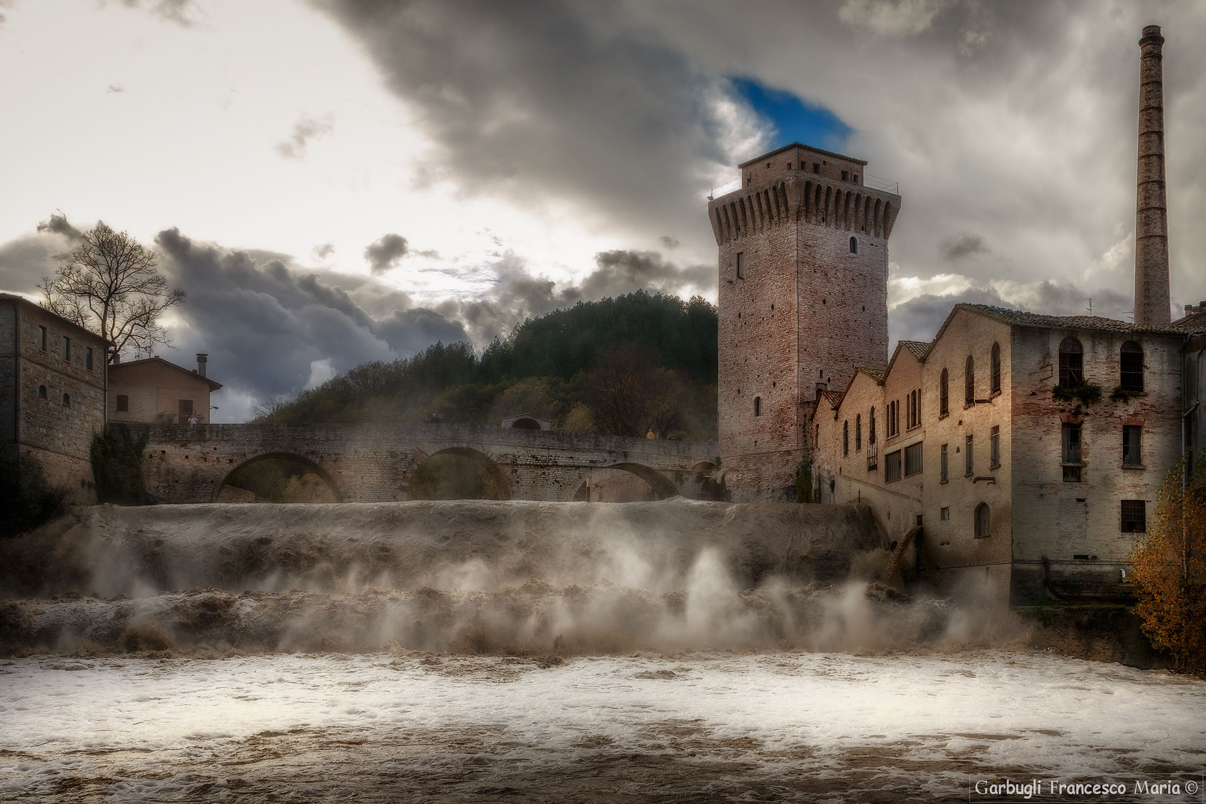 La forza della piena....