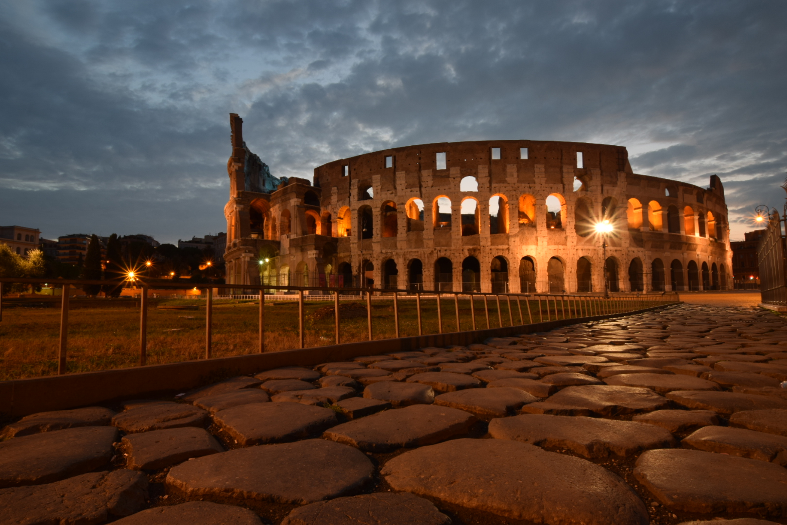 alba al colosseo