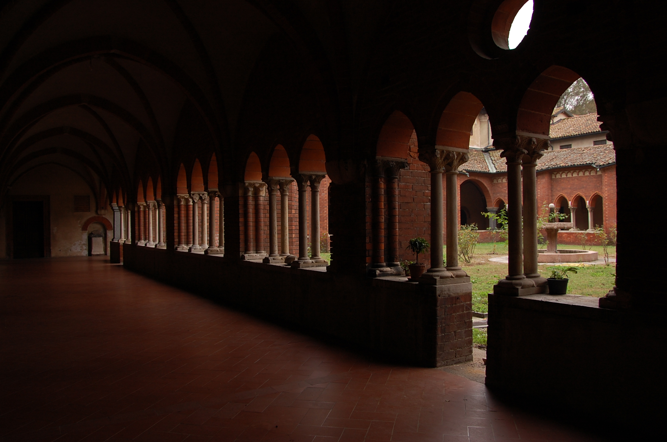 Glimpses from the Benedictine cloister.