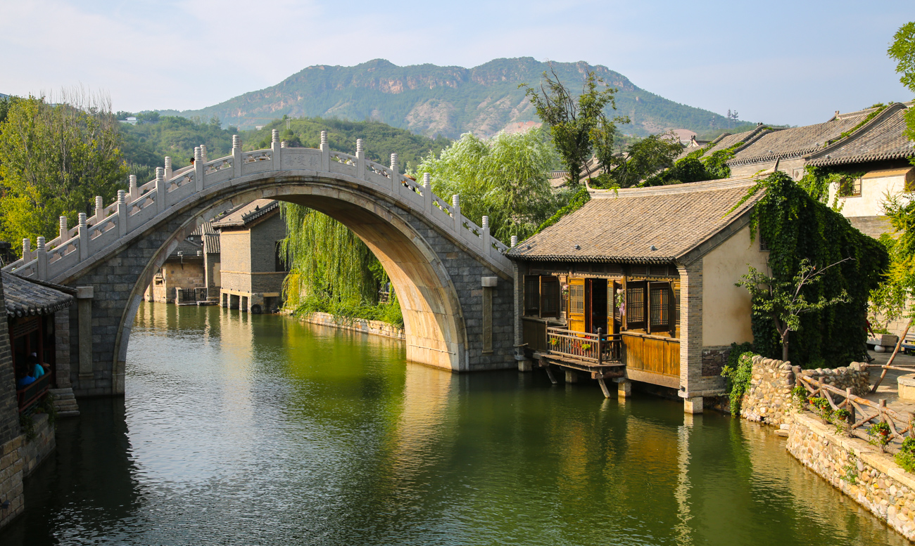 Village near Great Wall