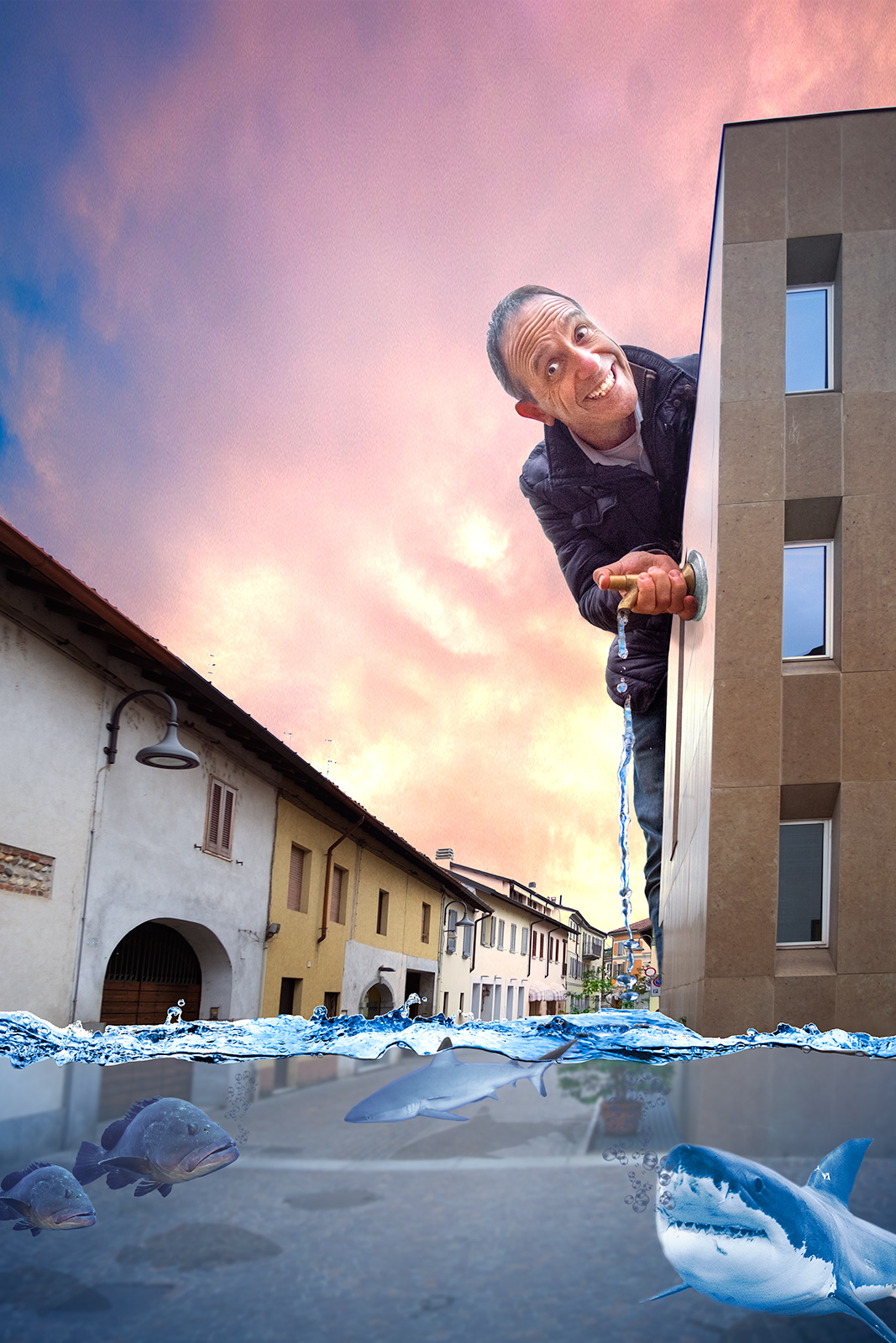 High water in Gorgonzola