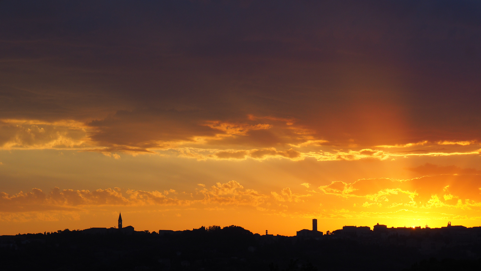 Sunset in Perugia