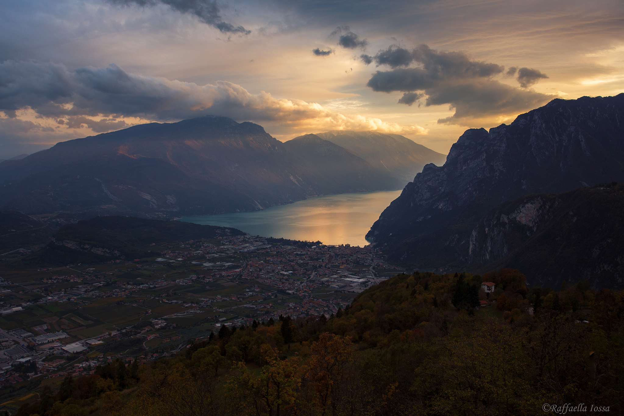 Tramonto sul Garda