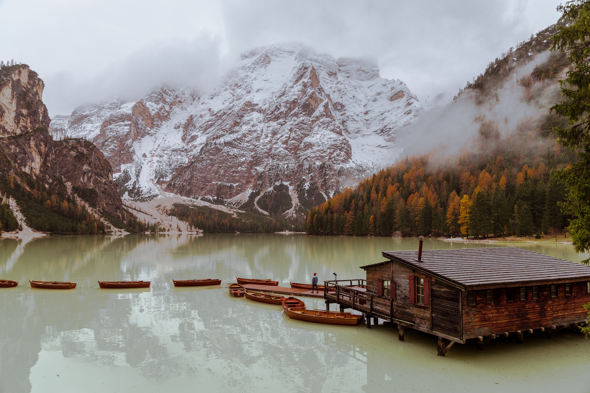 Braies between autumn and winter