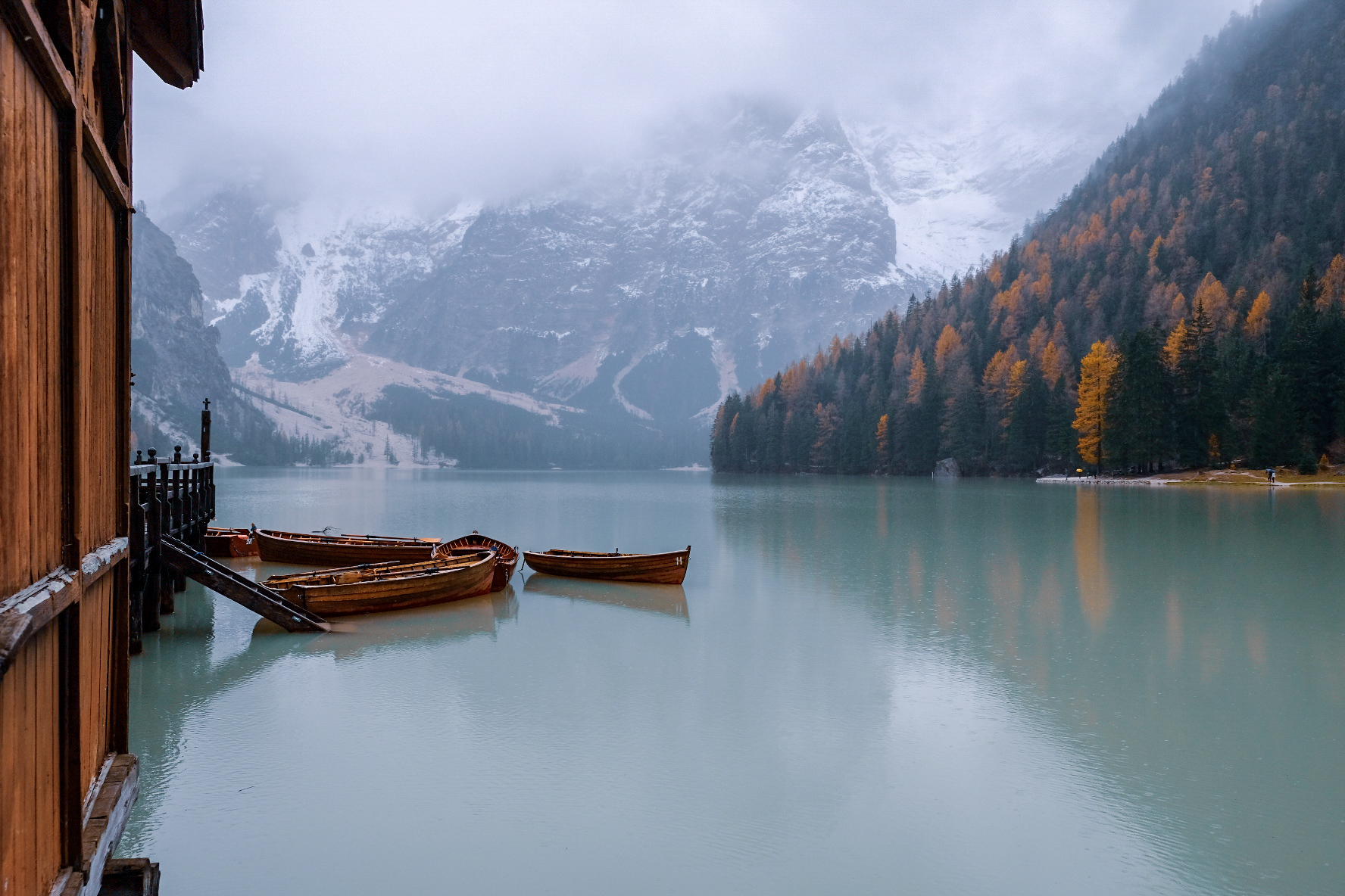 Rainy Day in Braies