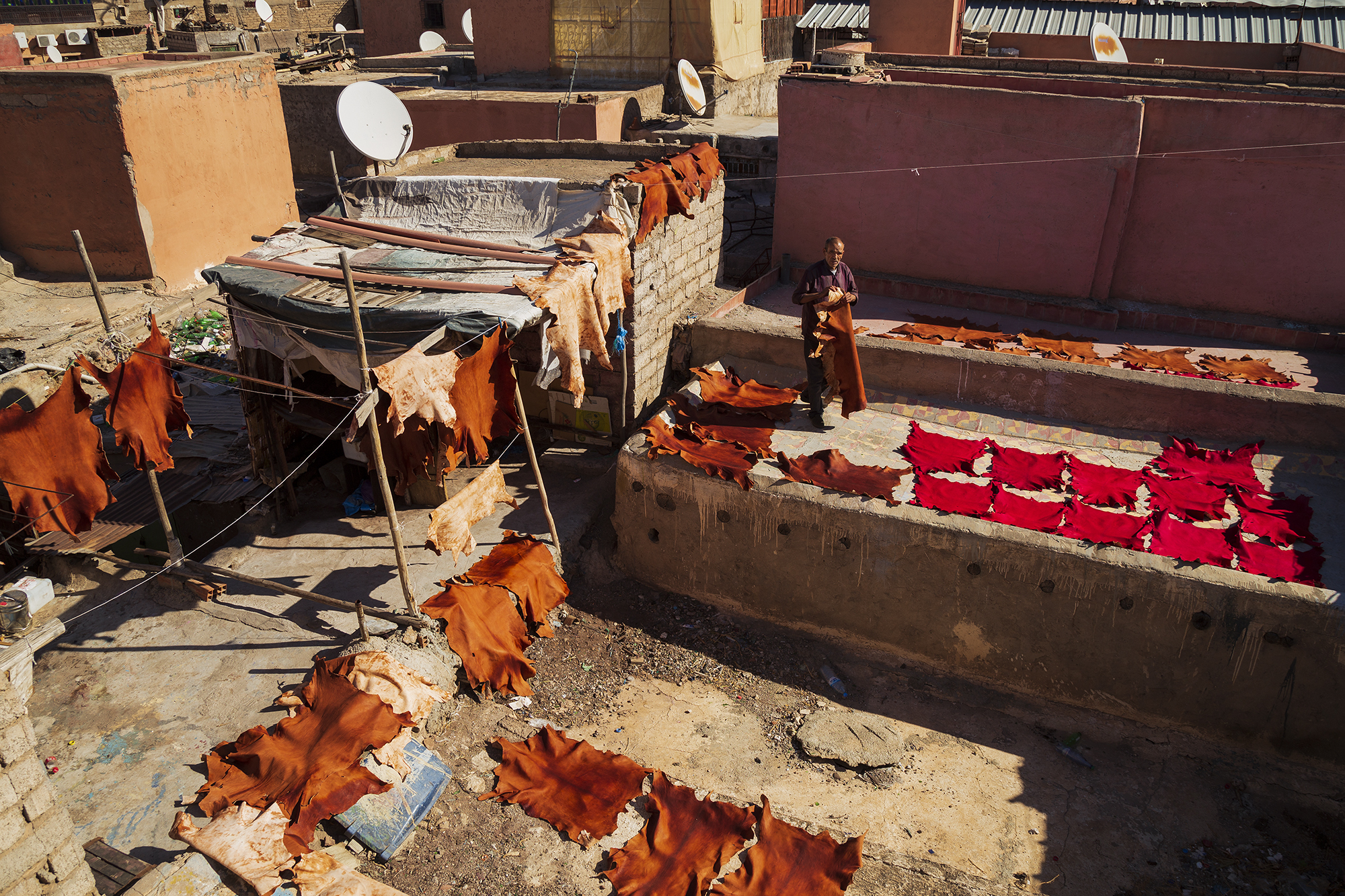 Sui tetti di Marrakech