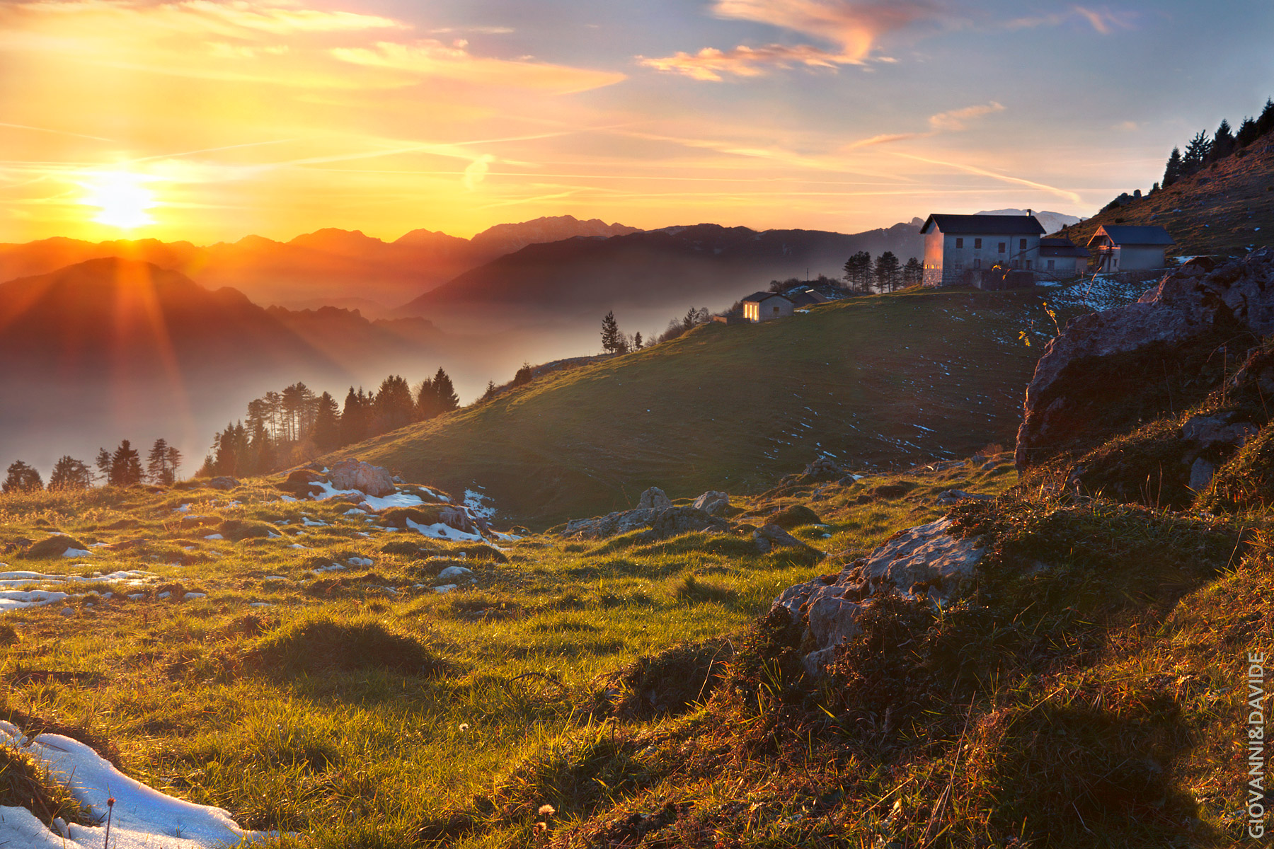 ... Sunset in the Val D'astico...