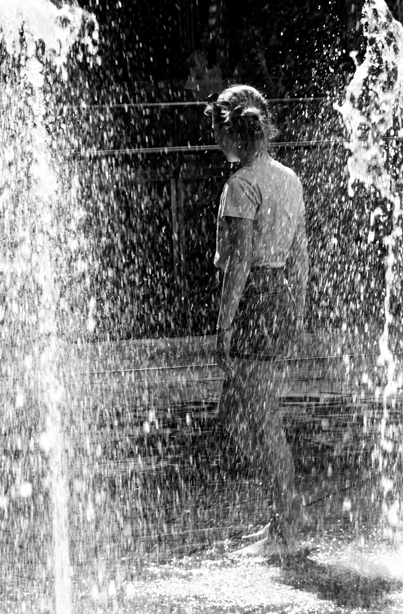 The girl and the water