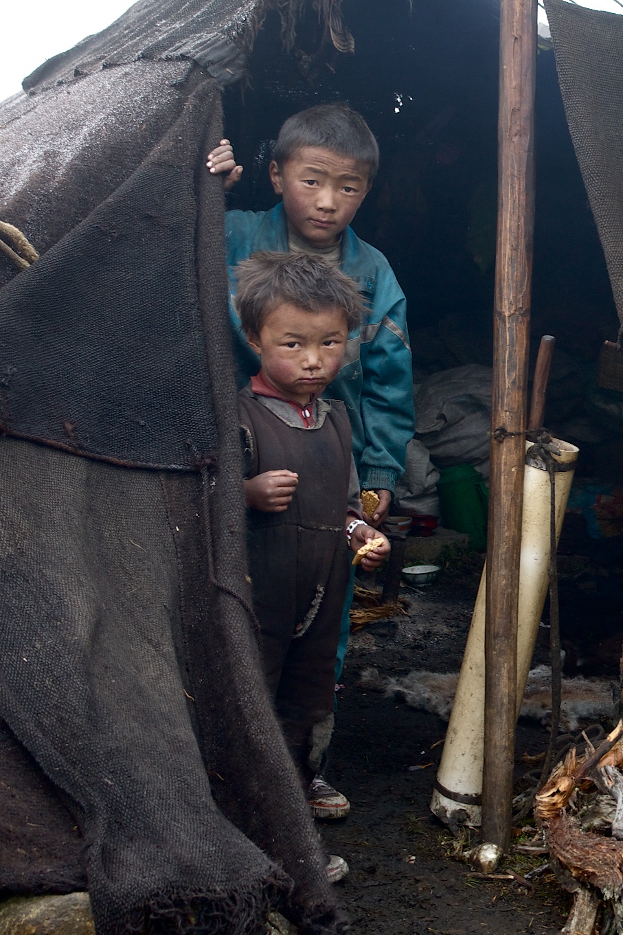 Figli di margaro - Kaamo Tsampo  Valley a 4150 m. Tibet