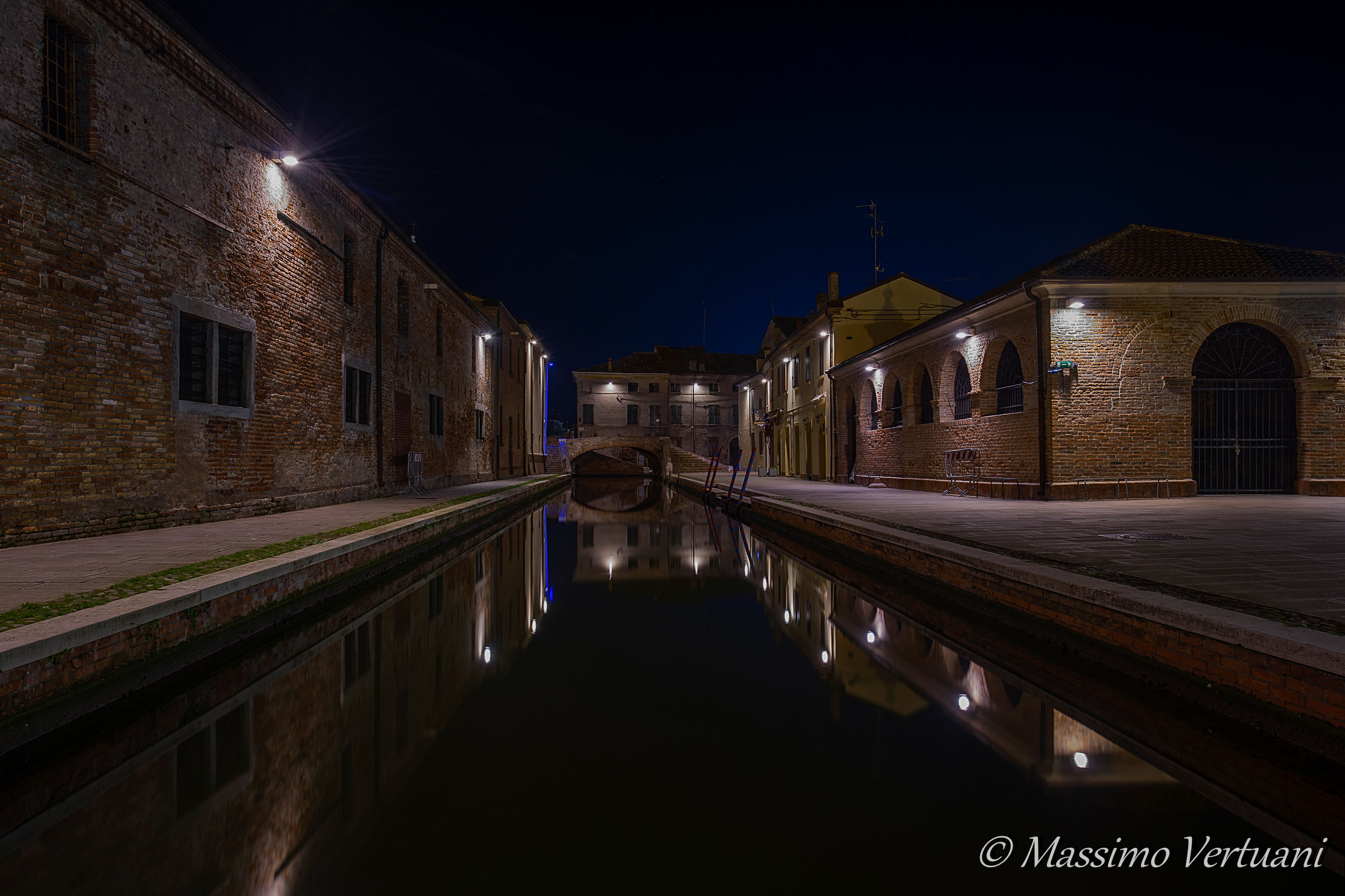 Comacchio di notte